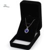Set of 16 Black Velvet Jewelry Boxes for Earrings, Rings, Pendants, and Bracelets with Logo.