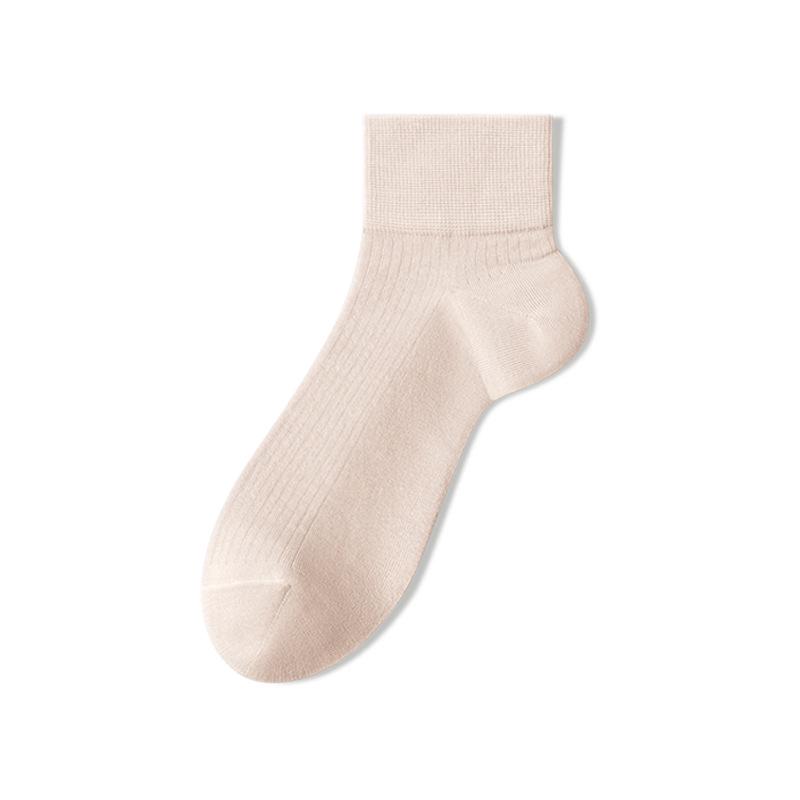 Women s Spring & Summer Ankle Socks - Thin Mesh, Modal, Antibacterial, Deodorizing, Sweat-Wicking, Seamless, Mid-Calf for Sports Size 34-39, Modal Thin Seamless