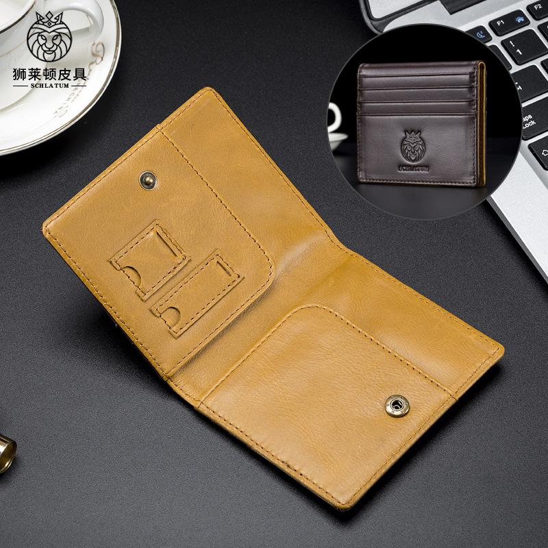 Men's Genuine Leather Anti-theft Bag Credit Card Case