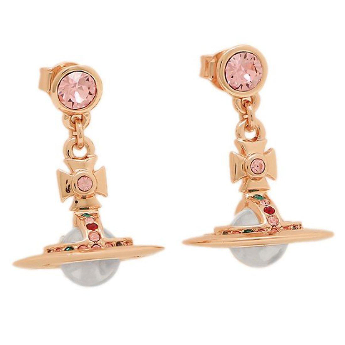 

Vivienne Westwood NEW PETITE ORB EARRINGS PINK GOLD 62020032-G002 (724537B-3) [Used]