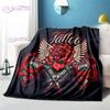 Ковдра My Tattoo Ковдра All Seasons Домашній диван Декор Покривало Дрімотна ковдра Дорожня тепла ковдра Rose Tattoo Studio Gift