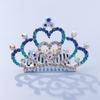 Crown Tiara Children's Princess Rhinestone Crown Hair Comb, Little Girl Birthday Gift Baby Hair Accessories Comb Accessories