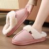 Winter cotton slippers EA thick-bottomed velvet warm home couple comfortable warm feet odorless, fluffy slippers