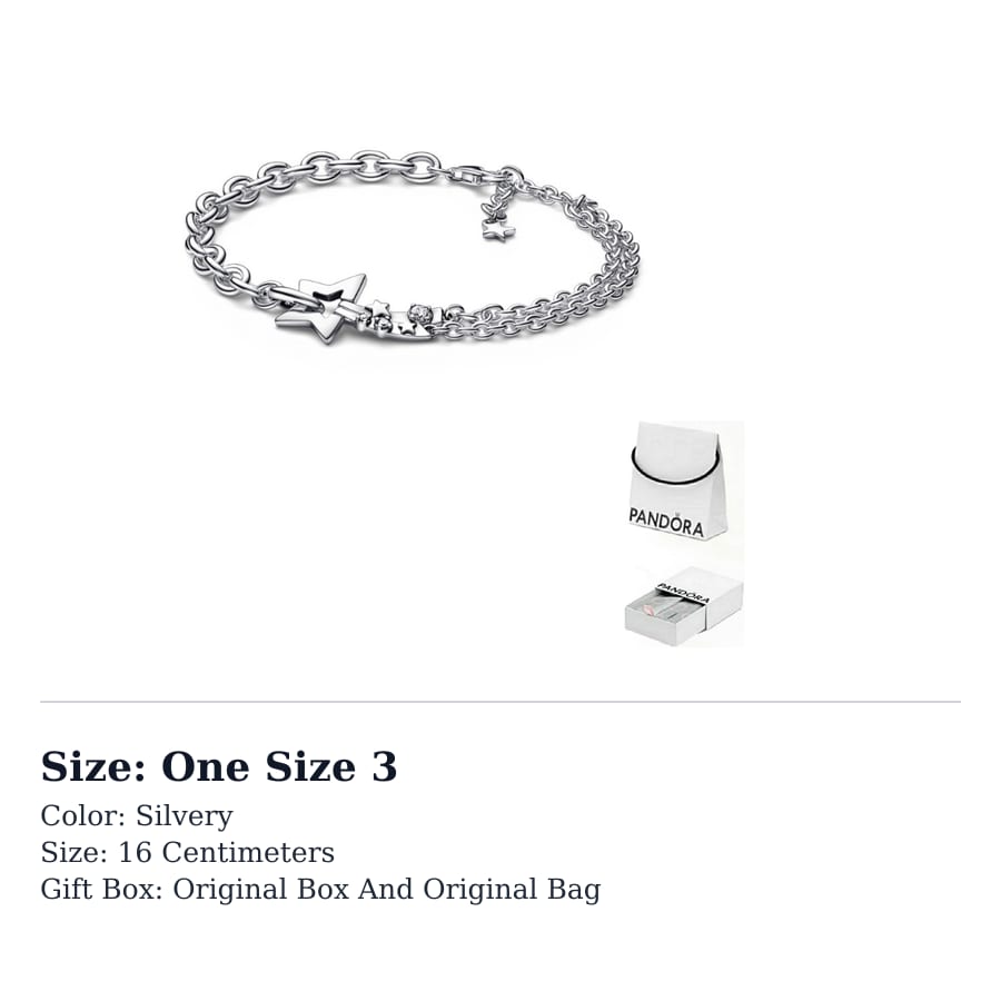 Pandora Stars 925 Sterling Silver Bracelets Women's 592409C01