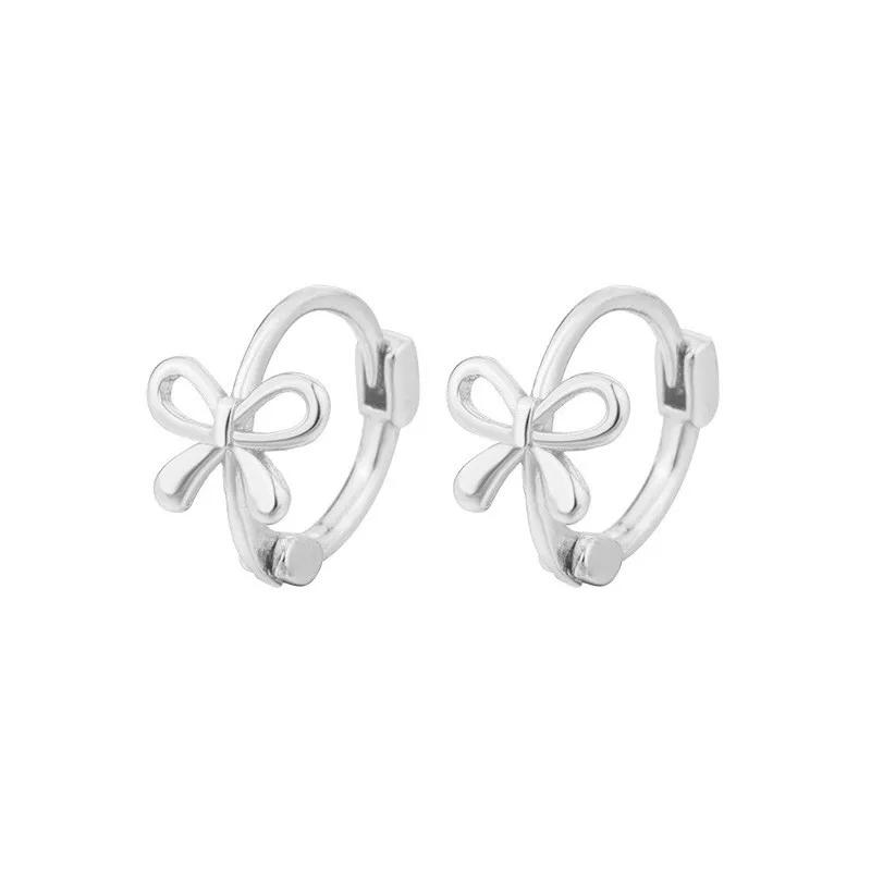 2 Paires Boucles d'Oreilles Créoles Petites Câlins en Acier Inoxydable Pour Femmes Petit Pendentif Cristal Zirconium Boucles d'Oreilles Cartilage Bijoux Piercing