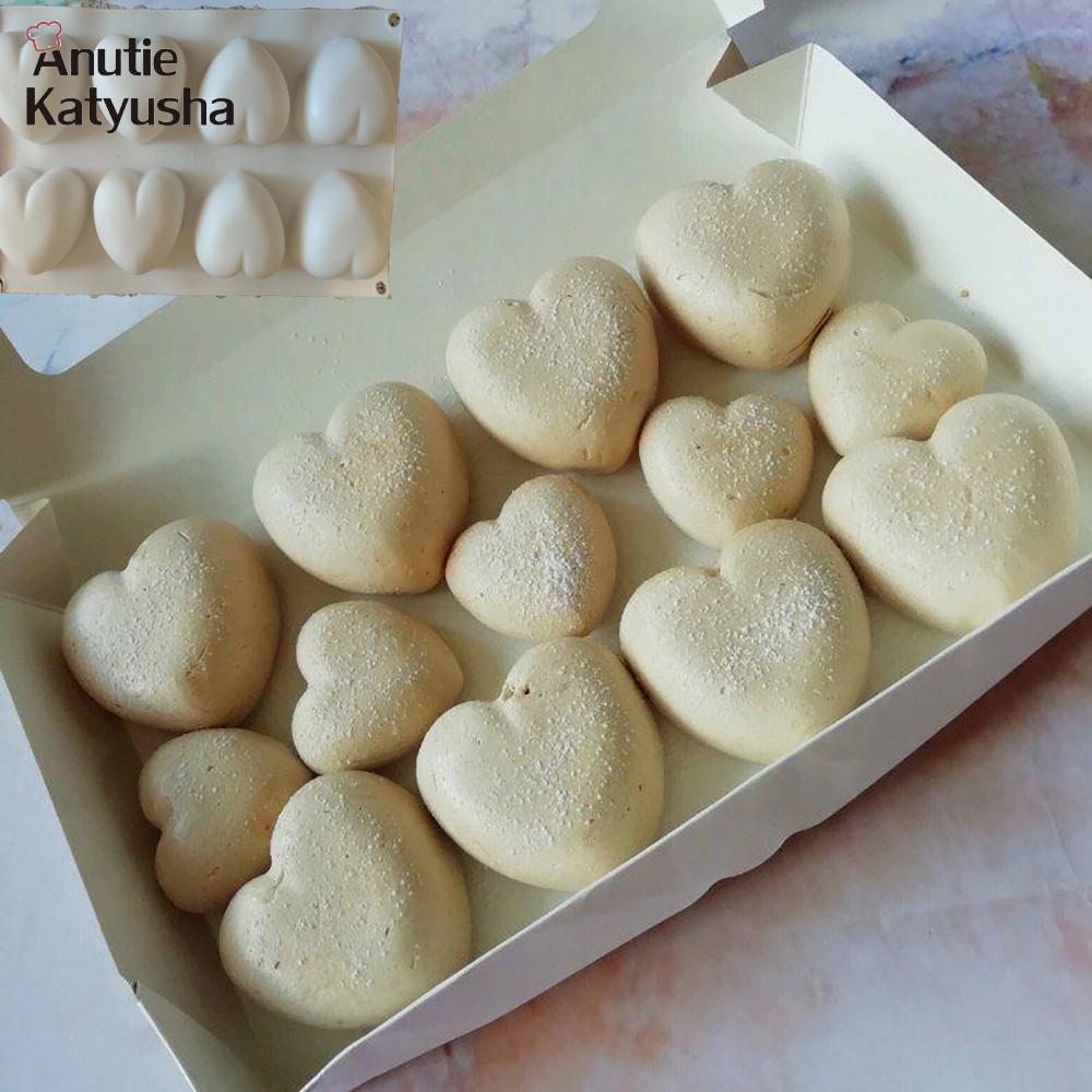 Real Shot Heart Silicone Cake Mold Mousse Wedding 3D Cake Decorating Tools Bakeware Dessert Moulds Baking Tool