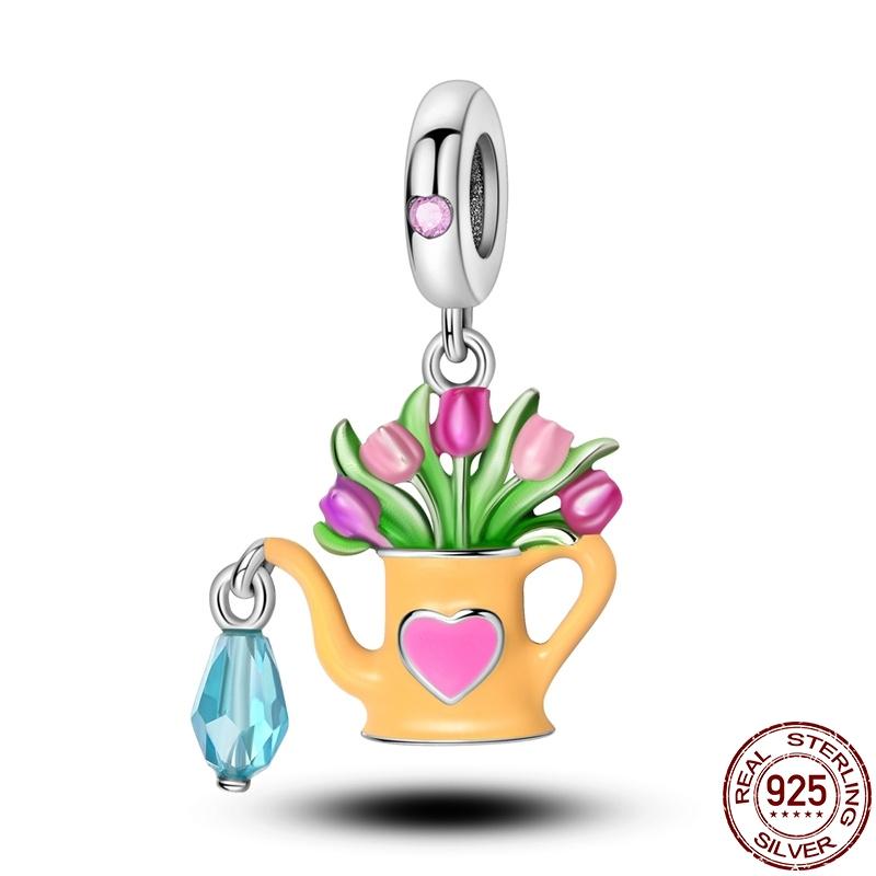 Fit 3Mm Panoriginal Bracelet 100% Copper Toaster Toast Pendant Charm For Women Jewelry Diy Fine Giftnew