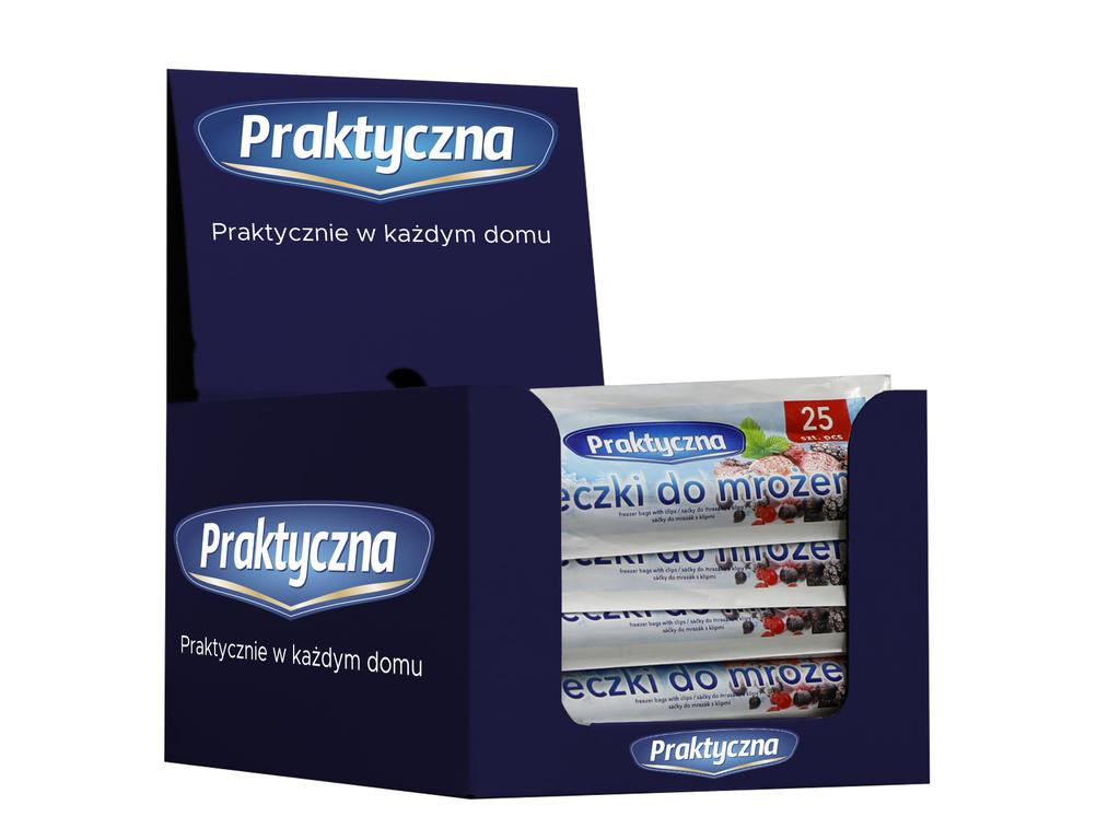 Woreczki Do Zamrażania Praktyczna 3L 25Szt -Dis 32Szt