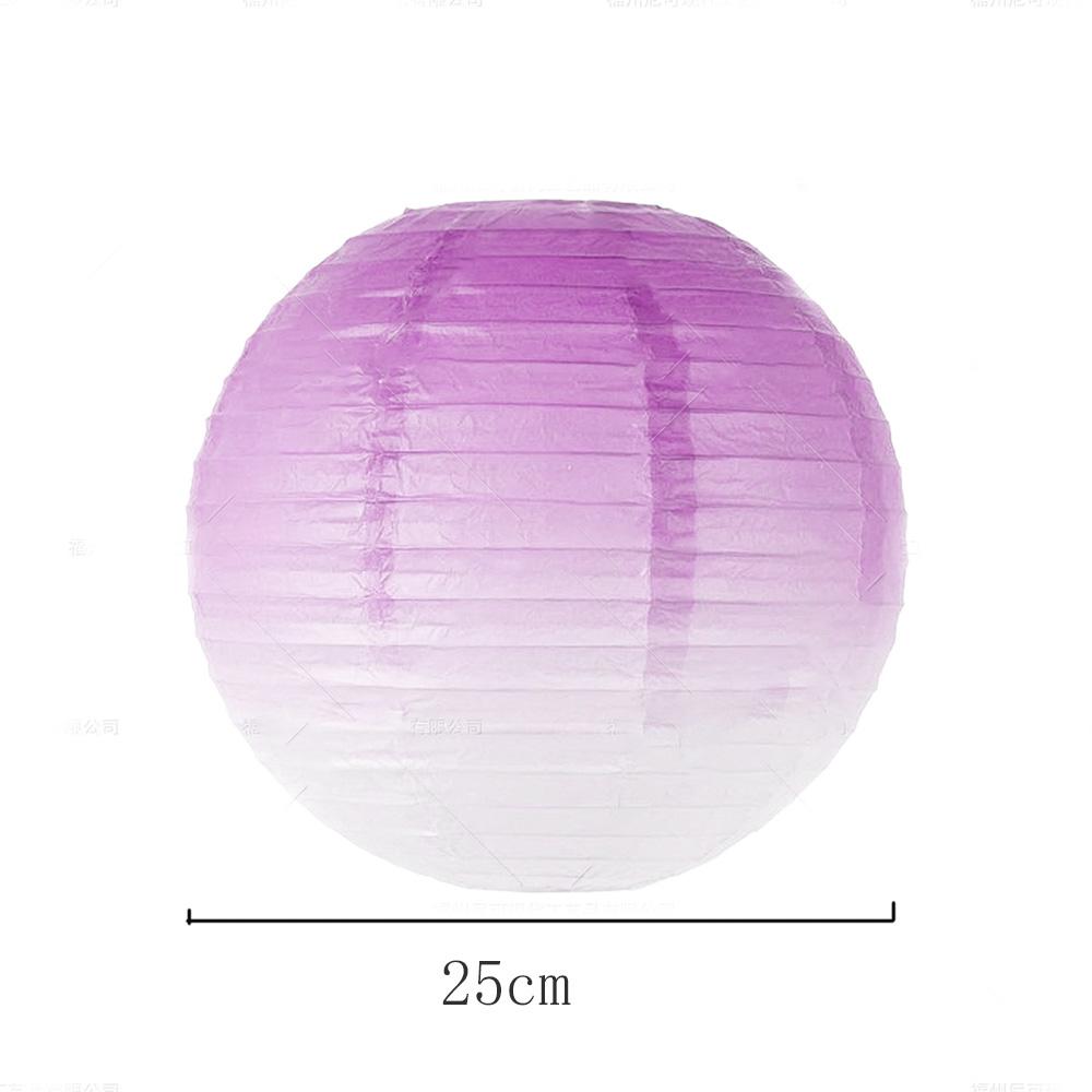 Verlaufende Laternenkugel mit Faltpapier für Hochzeit, Geburtstag, Sommerparty-Hintergrund, hängende Ornamente, Dekorationszubehör