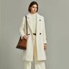 ELLE French Style Mid-Length Elegant Woolen Single-Breasted Coat Women coats EN36106