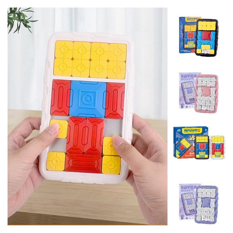 Leka Challenge Huarong Road Sliding Puzzle Toy Magnetic Board For Children's Logic Training Game