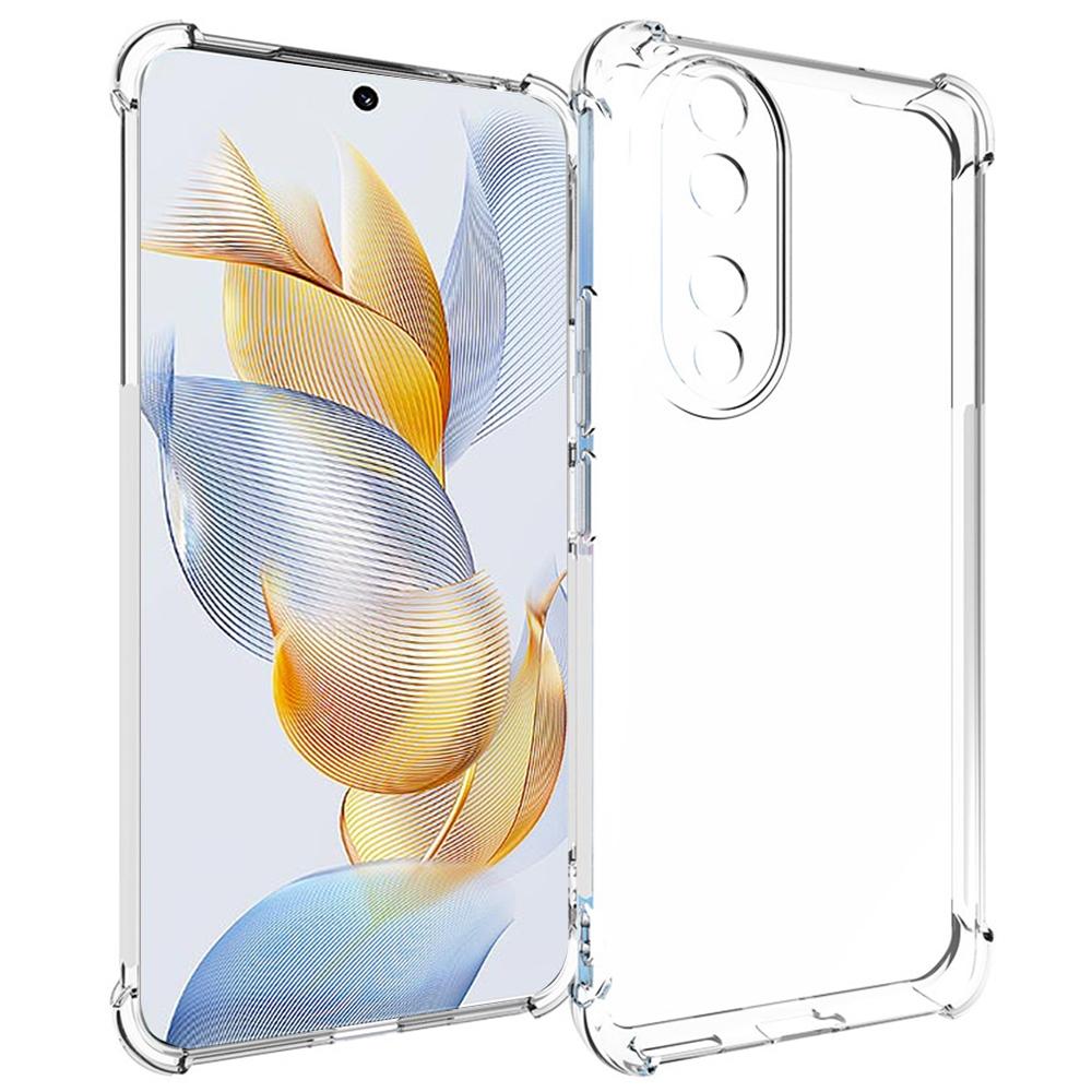 

For Honor 90 Four Corner Drop Protection Phone Cover Transparent Shockproof TPU Phone Case A