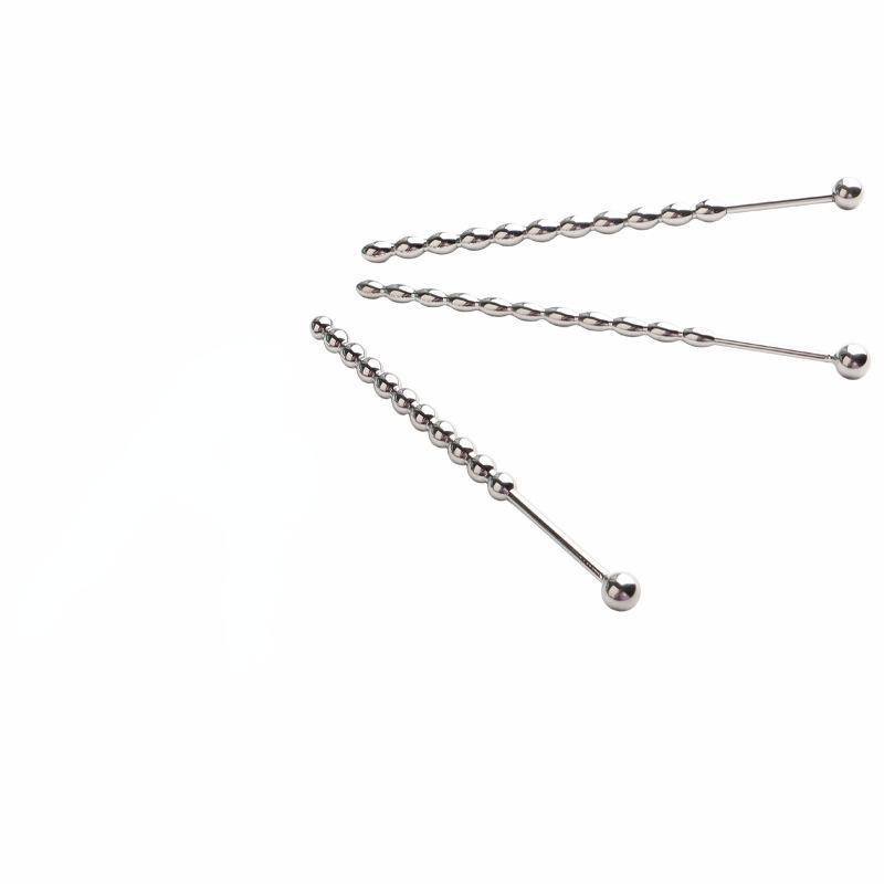 Kürbisförmige Metallperlen Penis Plug Edelstahl Harnröhrenkatheter Harnröhren-Dilatation Sondierung Sexspielzeug Perlen-Einsatzstäbe