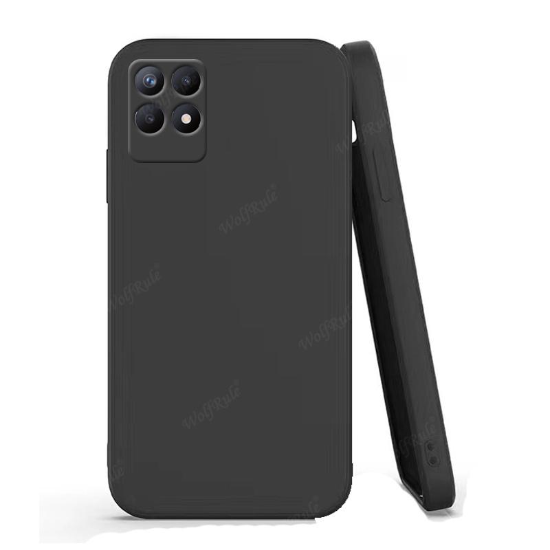 For Cover OPPO Realme 8i Case For OPPO Realme 8i Capas Shockproof Phone Back Liquid Silicone TPU Soft Cover For Realme 8i Fundas