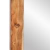 Mirror 70 x 50 cm Solid Acacia Wood and Glass