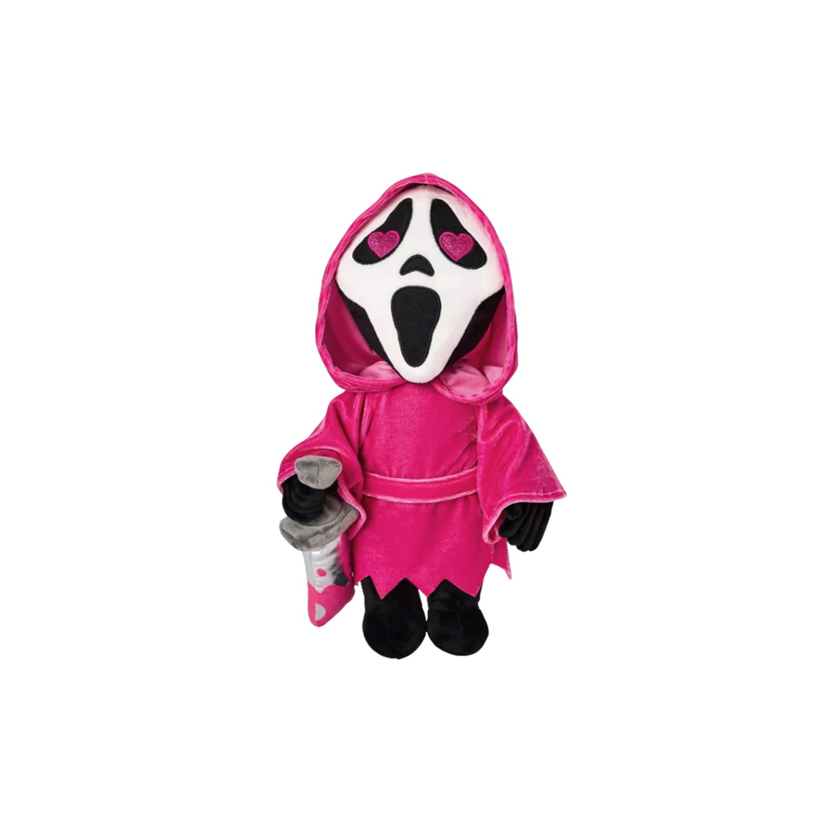 

Хэллоуин Фиолетовое Лицо 18-дюймовая Плюшевая Игрушка - Heartheart Держит Игрушечный Нож, Коллекционная Плюшевая Игрушка с Лицом, Плюшевая Игрушка на Хэллоуин One Size розовый