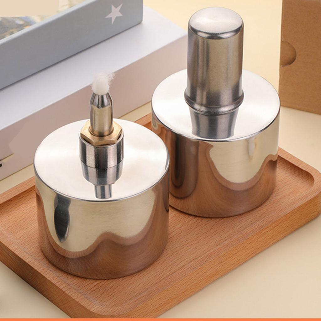 Alkohollampenbrenner, Edelstahl-Alkoholbrenner, Dentallaborlampe mit Docht-Heizgerät für wissenschaftliche Experimente