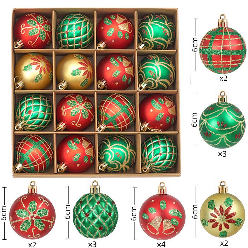 Christmas Decorations 44 Sets Electroplating Painted Balls New Christmas Balls Christmas Tree Pendants Christmas Balls
