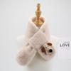 2025 Winter Children's Cartoon Faux Rabbit Fur Plush Scarf - Warm, Thick, and Furry Neck Warmer
