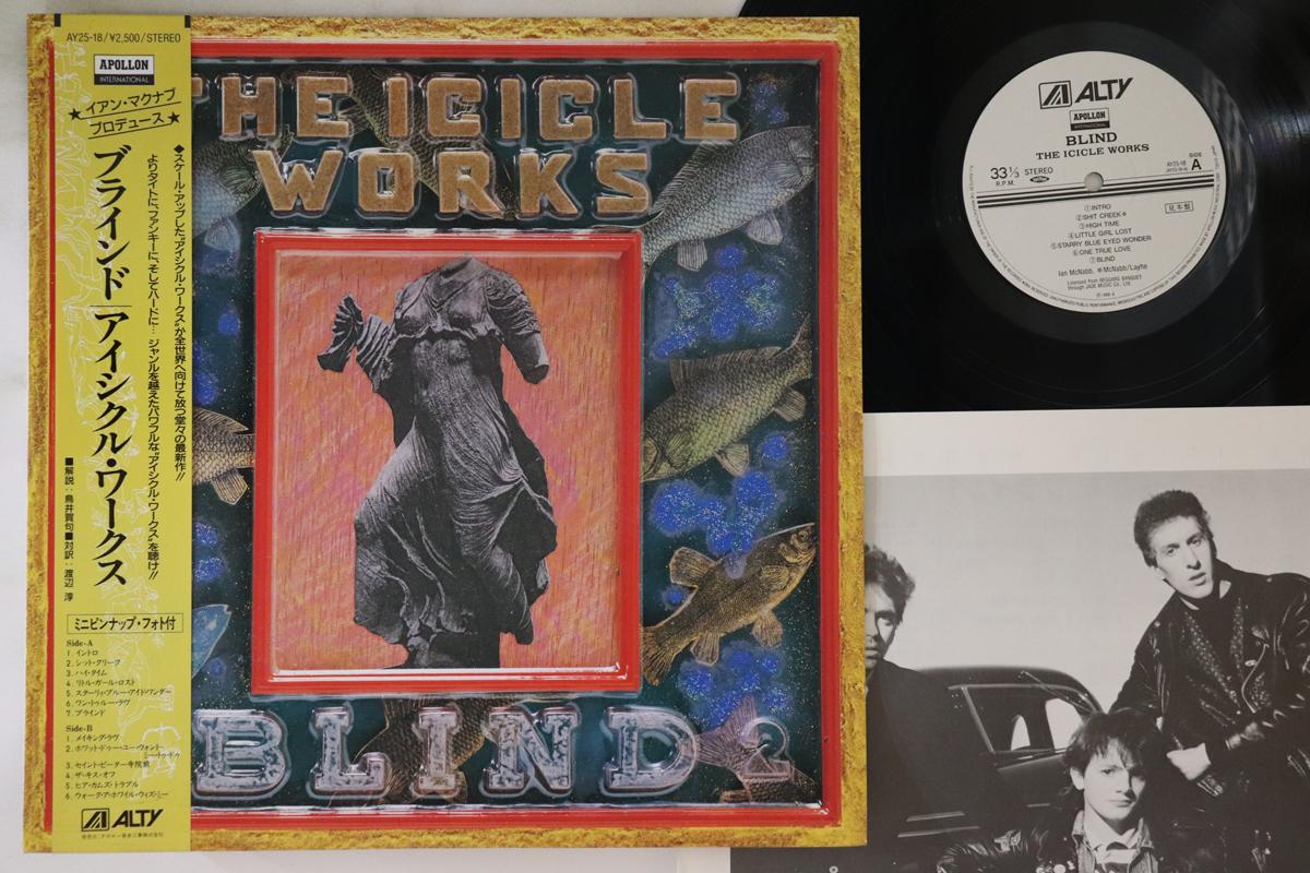 

LP Record ICICLE WORKS Blind AY2518PROMO ALTY 1988 Japan Obi Rock Used