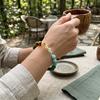 Women Bracelet Elastic Rope Faux Tiger Eye Stone Beads Bracelet Comfortable To Wear Wristband Versatile Accessories