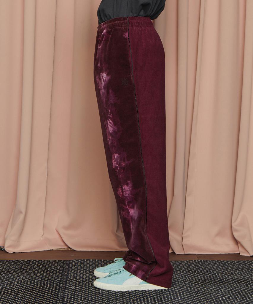 UNALLOYED Velour Corduroy Pants / Burgundy