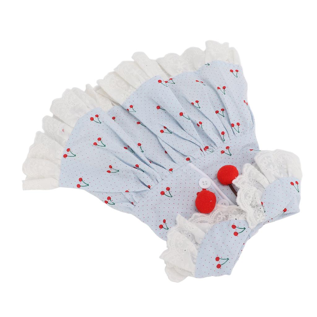 Rabbit Pet Clothes Little Pet Cherry Dress Pet Cherry Skirt for Rabbits Chinchillas Little Fragrant Pigs