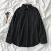 Large Size Women's Autumn Fashion Casual Office Lady Style Solid Long Sleeve Loose Shirt