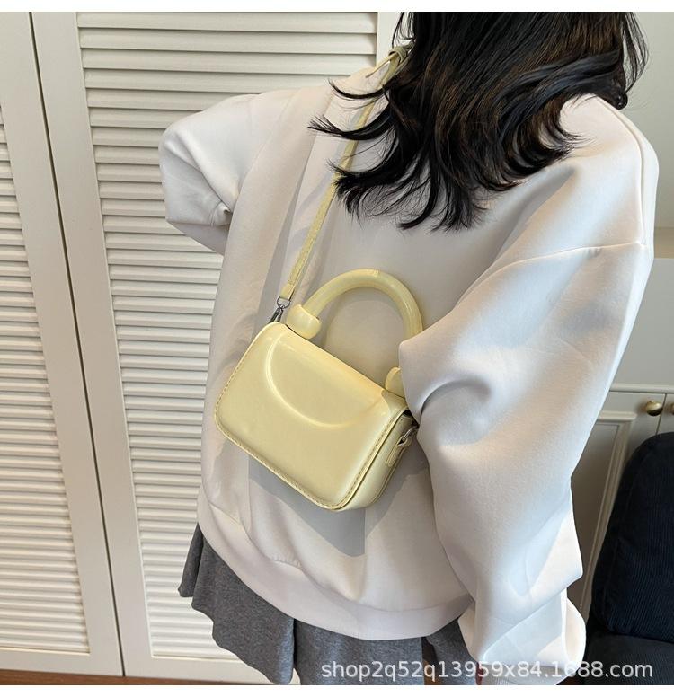 Small bag women's spring new casual trend niche design messenger bag fashionable portable shoulder