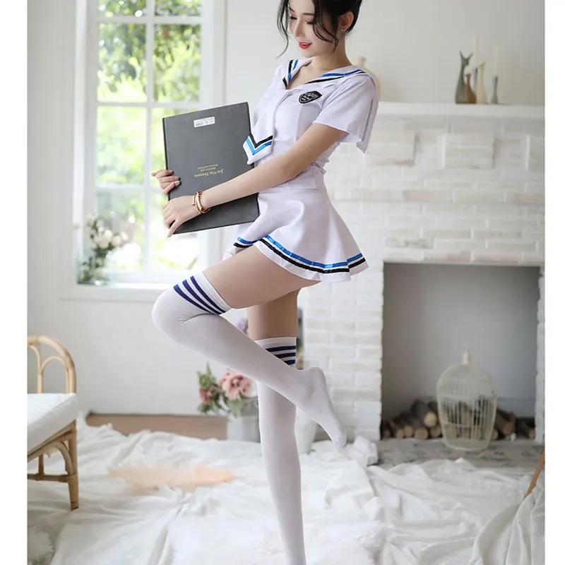 Jimiko Sexuální Uniforma Sexy Sukně na Sex Spodní Prádlo Cosplay Student Námořník Erotická Hra na Role Školní Kostýmy Dámské Oblečení Anime