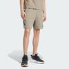 Adidas Z.N.E. Logo Comfortable Lace-Up Mid-Waist Casual Shorts Men Shorts Clay JE3077