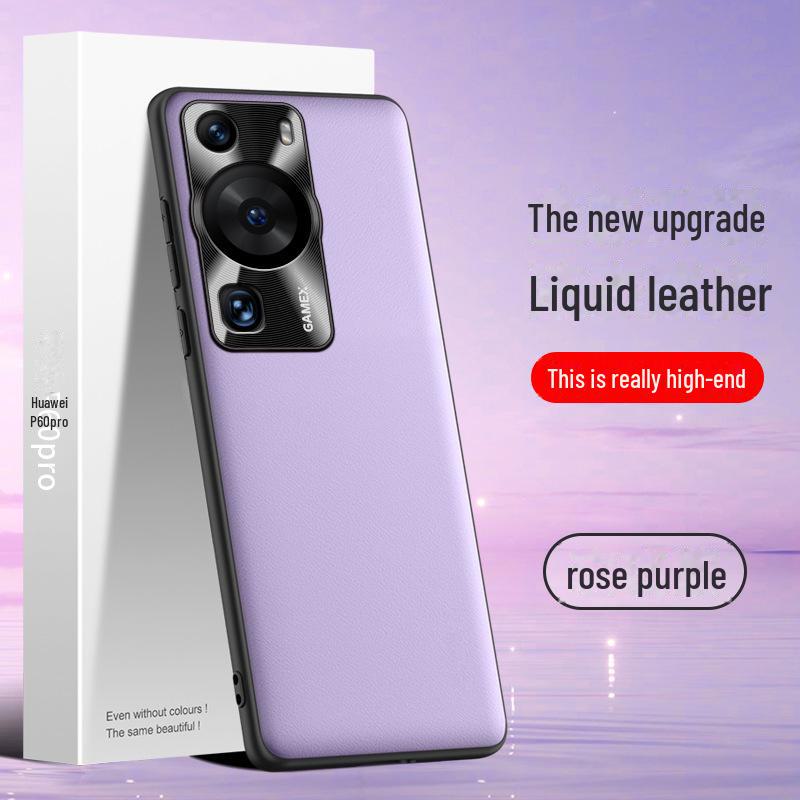 Huawei P60 Liquid Leather Protective Phone Case
