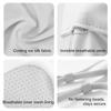 Summer Ice Silk Uv Protection Face Mask For Men, Outdoor Sun Shield Face Cover With Eye Corner Guard