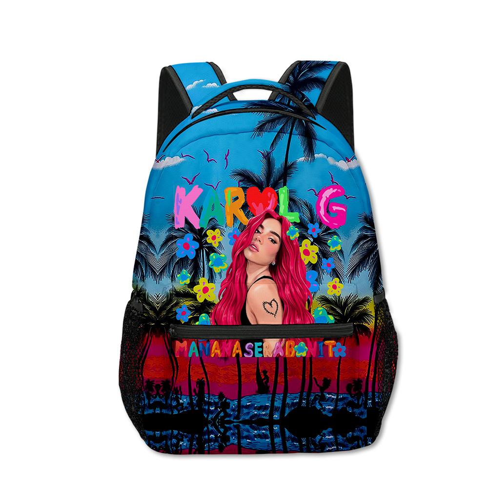 Classic Novelty Manana Sera BonitoI Student Bookbag Notebook Backpacks 3D Print Oxford Waterproof Boys/Girls Travel Backpacks