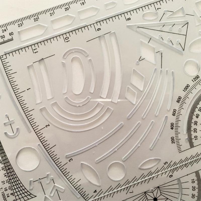 Military Warfighting Symbology Map Drawing Template & Stencil complies with Drafting Symbols Military Standard