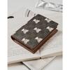 Brown Pattern Leather Card Wallet Dcwa6e793w3