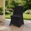 Banquet Chair Cover Black Universal Elastic THICK