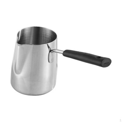 Elegant Stainless Steel Coffee Pot with Ergonomic Handle