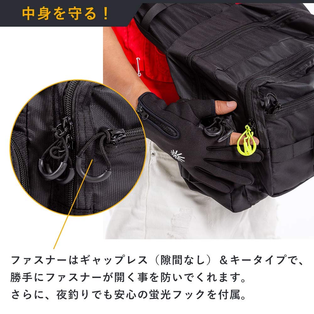 Taška na rybářské potřeby Magic Products, taška přes rameno/ledvinka (Zelená, Bez pásku v pase)