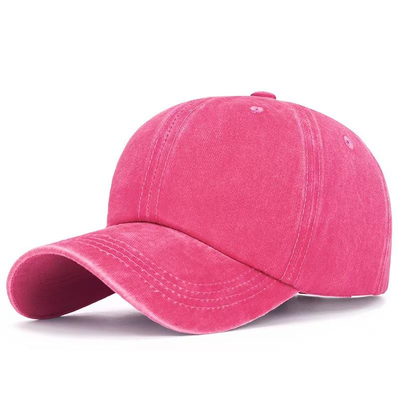 Washed Cotton Men Women SnapbackHat Vintage Hip Hop Caps Solid Color Dad Hat BoneCasquette Outdoor Casual Sport Baseball Cap