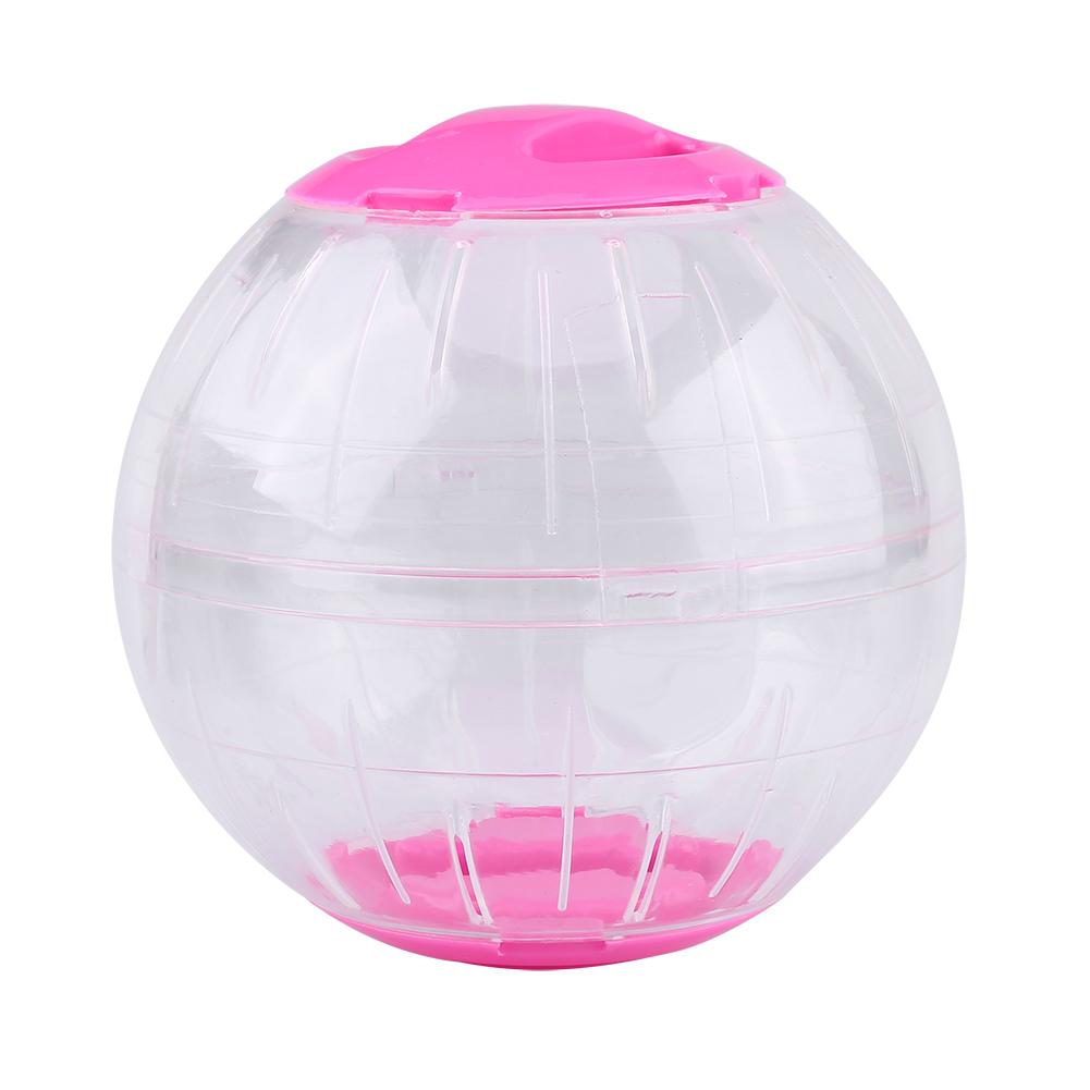 

3Colors 12cm New Fashion Plastic Small Pet Hamster Gerbil Toy Running Activity Exercise Ball Pink