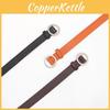Womens Chic Faux Leather Waist Belt With Metal Buckle For Casual And Formal Looks