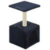 VidaXL Arbre à chat avec griffoir en sisal 55 cm Bleu foncé