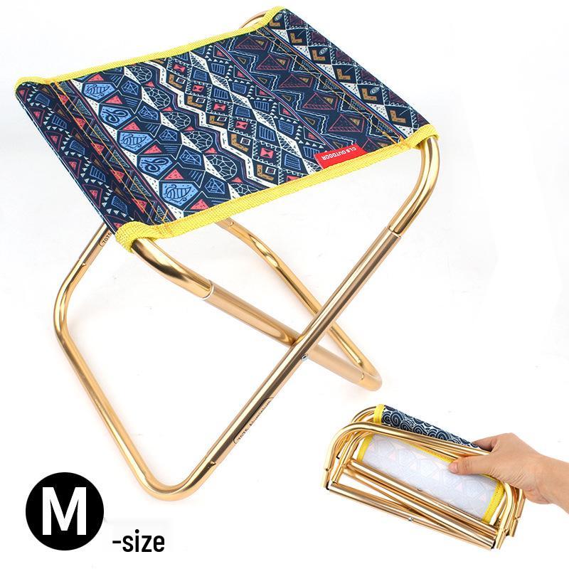 

Сверхлегкий портативный складной стул CLS для кемпинга, рыбалки и рисования - Компактный мини-табурет