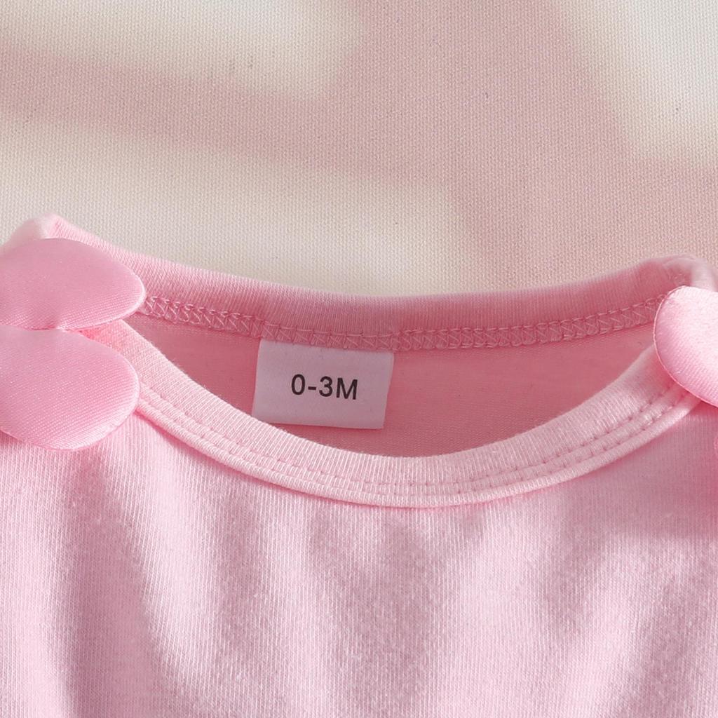Newborn Baby Girl Applique Mesh Dress with Headband, Autumn/Winter Long Sleeve Knitted Fabric Splice