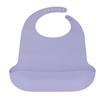Adult Silicone Bib with Crumb Catcher Adjustable Washable Waterproof Easy To Clean Bib for Seniors Disabled Purple 45 X