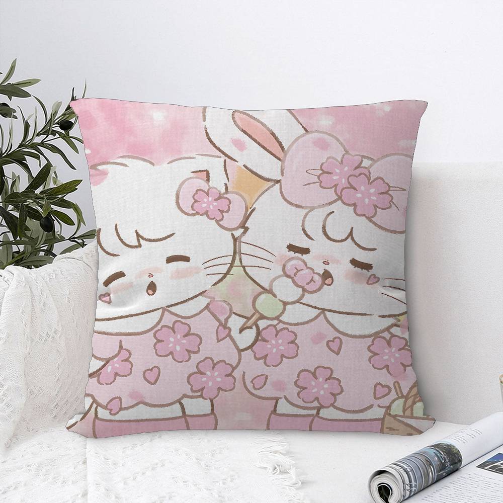 Cute MMikko IIllustrations pillow cover sofa cushion cover home room decoration children gift