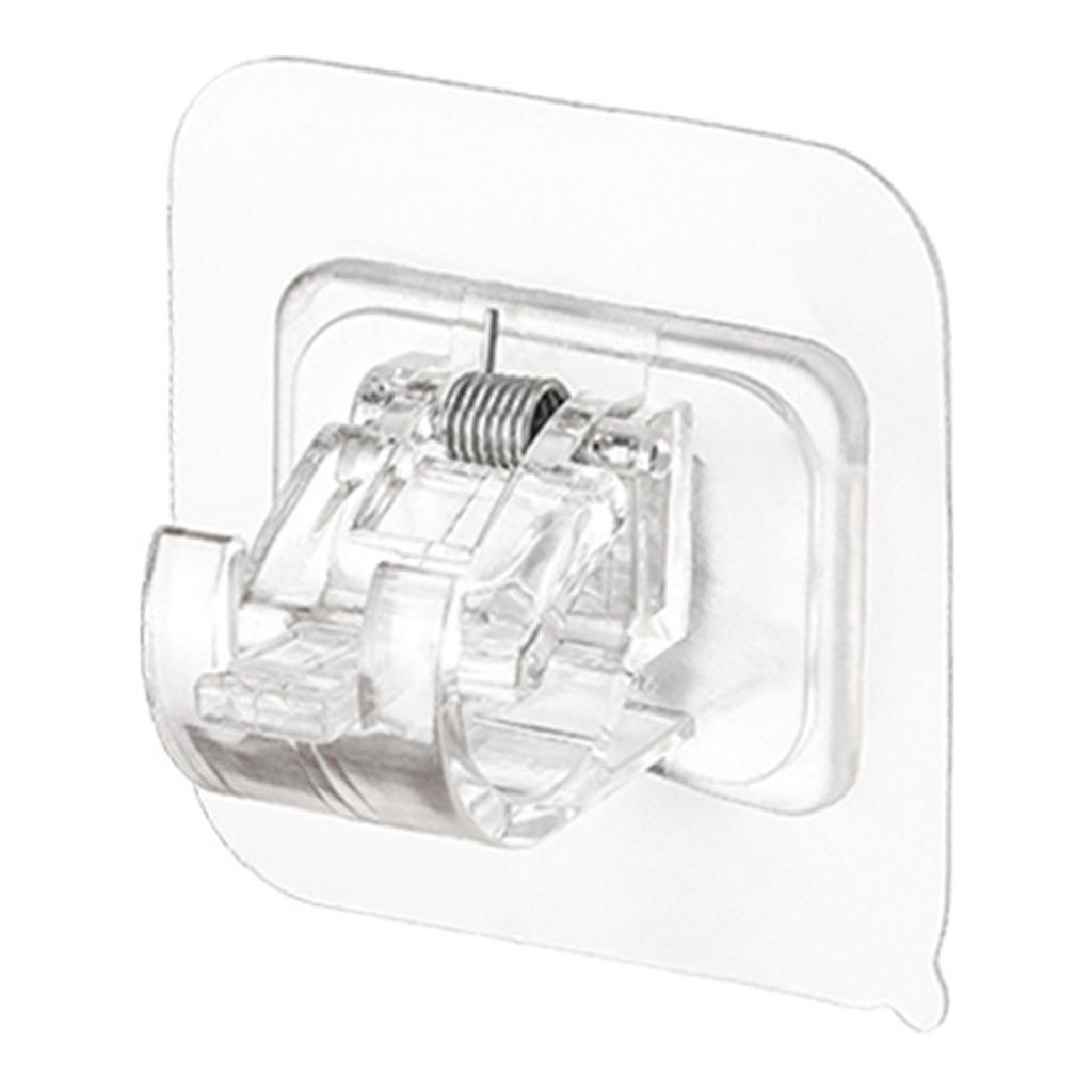 Punched Adjustable Curtain Rod Bracket Hook Cup Hook Suitable For Daily Kitchen, Bathroom, And Bedroom Use