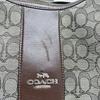 [Pre-Owned] Carmen 29 Signature Jacquard Zip Closure Smooth Leather Tote Shoulder Bag Large - Excellent #1WD3L03