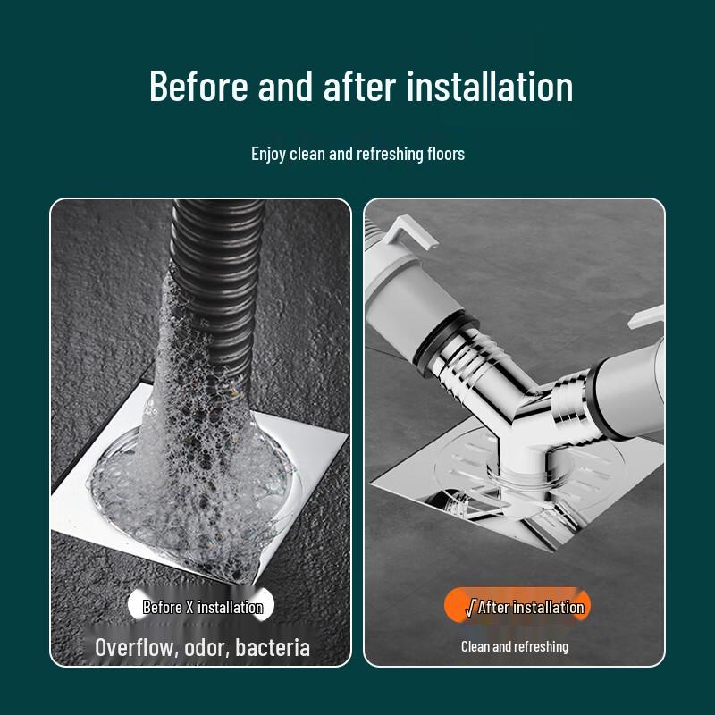 Washing Machine 3-in-1 Drain & Floor Drain Adapter